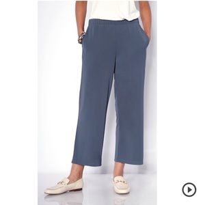 Nwt MARLA WYNNE easy pant with pockets, slate